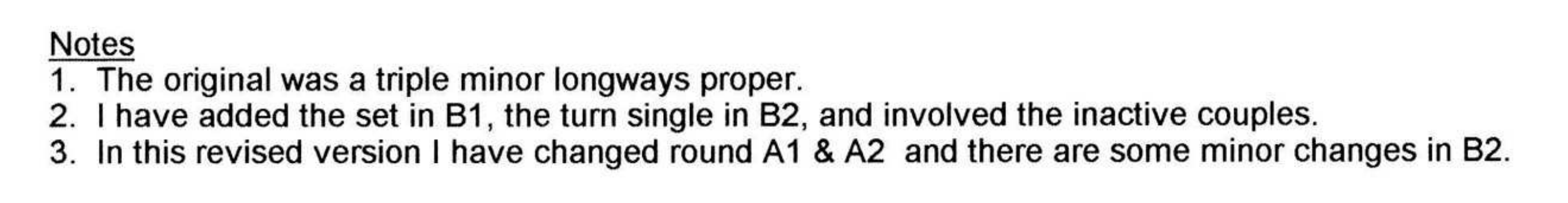 Highland Wedding (notes)